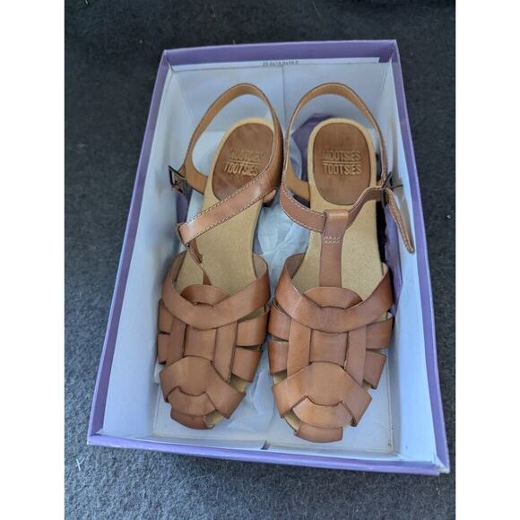 Mootsies Tootsies Italian Leather Sandals, Brown SZ 8.5 - Picture 14 of 14